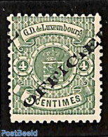 Luxemburg 1875 4c, Officiel, Stamp Out Of Set, Unused (hinged) - Ongebruikt