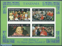 Tanzania 1987 Queens Birthday S/s, Imperforated, Mint NH, History - Kings & Queens (Royalty) - Koniklijke Families