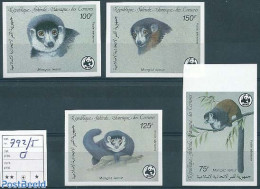 Comoros 1987 WWF 4v, Imperforated, Mint NH, Nature - Animals (others & Mixed) - World Wildlife Fund (WWF) - Isole Comore (1975-...)