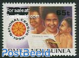 Papua New Guinea 1994 National Census 65t Overprint, Stamp Out Of Set, Mint NH - Papoea-Nieuw-Guinea