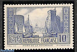 France 1929 10Fr, Type I, Stamp Out Of Set, Unused (hinged), Transport - Ships And Boats - Neufs