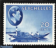 Seychelles 1938 20c, Stamp Out Of Set, Unused (hinged), Transport - Ships And Boats - Boten