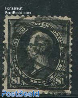 United States Of America 1895 1$ Black, Type II, Used, Used Stamps - Gebruikt