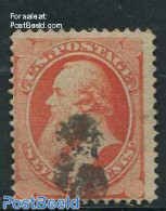 United States Of America 1870 7c Orange/red, Used, Used Stamps - Used Stamps