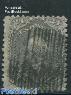 United States Of America 1861 24c Grey, Used, Used Stamps - Usati
