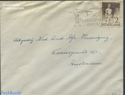 Netherlands 1950 2c Used, On Cover, Used Stamps, Various - Storia Postale