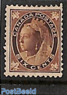 Canada 1897 6c Brown, Stamp Out Of Set, Mint NH - Neufs