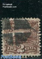 United States Of America 1869 2c Brown, Used, Used Stamps, Nature - Horses - Gebruikt