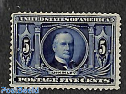 United States Of America 1904 5c, Blue, Stamp Out Of Set, Unused (hinged) - Nuovi