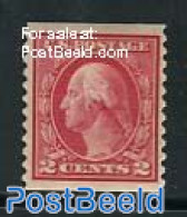 United States Of America 1914 2c, Vert. Perf. 10, Stamp Out Of Set, Unused (hinged) - Ongebruikt