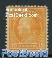 United States Of America 1912 10c, Perf. 12, Stamp Out Of Set, Unused (hinged) - Nuovi