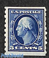 United States Of America 1910 5c, Vertical Perf. 8.5, Stamp Out Of Set, Unused (hinged) - Ungebraucht