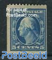 United States Of America 1908 5c, Vertical Imperforated, Stamp Out Of Set, Unused (hinged) - Nuovi
