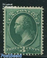 United States Of America 1870 3c Green, Unused Hinged, Unused (hinged) - Unused Stamps