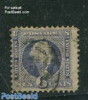 United States Of America 1869 6c Ultramarine, Used, Used Stamps - Usados