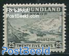 Newfoundland 1932 25c, Perf. 12.5, Stamp Out Of Set, Unused (hinged), Transport - Ships And Boats - Boten