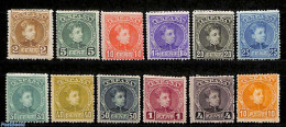 Spain 1901 Definitives 12v, Unused (hinged) - Unused Stamps