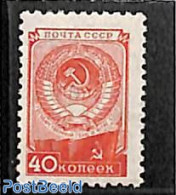 Russia, Soviet Union 1948 40K, 8 Right On Left Side, Stamp Out Of Set, Unused (hinged) - Unused Stamps