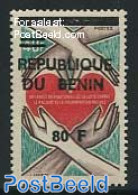 Benin 1994 BENIN 80F Overprint, Stamp Out Of Set, Mint NH, History - Anti Racism - Nuovi