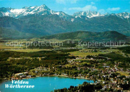 72640849 Velden Woerther See Mittagskogel Julische Alpen Luftaufnahme Velden Am  - Andere & Zonder Classificatie