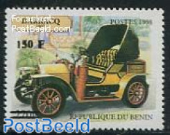 Benin 2000 150F On 270F  Overprint, Mint NH, Transport - Automobiles - Ongebruikt