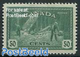 Canada 1946 50c, Stamp Out Of Set, Unused (hinged), Nature - Trees & Forests - Nuevos
