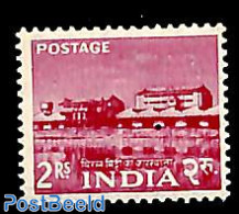 India 1955 2R, Stamp Out Of Set, Unused (hinged) - Unused Stamps