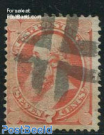 United States Of America 1870 7c Orange-red, Used, Used Stamps - Gebruikt