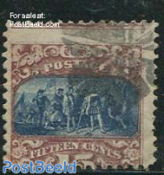 United States Of America 1869 15c Brown/blue, Used, Used Stamps - Usati