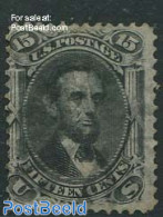 United States Of America 1861 15c, Black, Used, Used Stamps - Oblitérés
