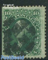 United States Of America 1861 10c Green, Used, Used Stamps - Gebraucht