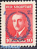 Albania 1927 Presidential Jubilee 1v, Perf. 11.5, Mint NH - Albanie