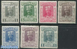 Albania 1914 Wilhelm Von Wied 7v. This Set Was Never Issued Due To His Forced Exile From Albania, Mint NH, History - K.. - Koniklijke Families