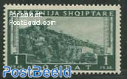 Albania 1939 1Fr, Stamp Out Of Set, Mint NH, Art - Castles & Fortifications - Castles