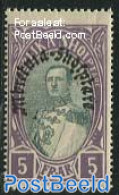 Albania 1928 5Fr, Stamp Out Of Set, Unused (hinged) - Albanië