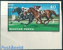 Hungary 1971 40f Without Yellow Colour, Mint NH, Nature - Various - Horses - Errors, Misprints, Plate Flaws - Unused Stamps