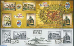 Romania 2012 800 Years Timisoara Special M/s, Mint NH, Religion - Churches, Temples, Mosques, Synagogues - Art - Castl.. - Neufs