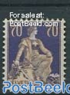 Switzerland 1921 70c, Smooth Gum, Mint NH - Nuevos