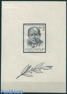 Czechoslovkia 1957 Antonin Zapotocky S/s, Type II (fruit With Scale), Mint NH - Otros & Sin Clasificación