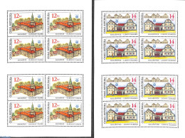 Czech Republic 2001 Buildings 2 M/ss, Mint NH, History - Autres & Non Classés