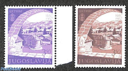 Yugoslavia 1982 Cetinje 1v, Violet, Colour Error, Mint NH, Various - Errors, Misprints, Plate Flaws - Ongebruikt