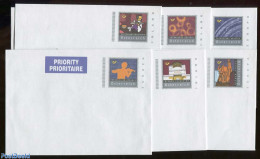 Austria 2001 Envelope Set (6 Covers), Unused Postal Stationary - Covers & Documents