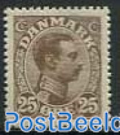 Denmark 1913 25ore Brown, Stamp Out Of Set, Unused (hinged) - Unused Stamps