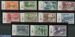 Switzerland 1950 UNO Office 11v, Overprint Variety: EIJROPEEN, Mint NH, Nature - Transport - Various - Water, Dams & F.. - Nuevos