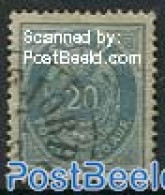 Iceland 1882 20A Blue, Perf. 14:13.5, Stamp Out Of Set, Unused (hinged) - Ungebraucht