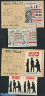 Denmark 2000 20th Century 2 Booklets, Mint NH, History - Performance Art - Europa Hang-on Issues - Newspapers & Journa.. - Ongebruikt