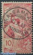 Switzerland 1900 10c, UPU, Plate II, Carmine, Stamp Out Of Set, Mint NH, U.P.U. - Nuevos