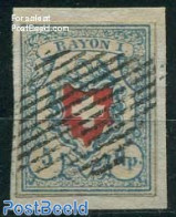 Switzerland 1851 Rayon I, Used, Used, History - Coat Of Arms - 1843-1852 Federal & Cantonal Stamps