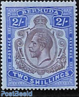 Bermuda 1918 2Sh, WM Mult Crown-CA, Stamp Out Of Set, Unused (hinged) - Bermudas