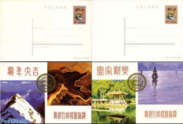 China People’s Republic 1988 Postcard Set, Taiwan (2 Cards), Unused Postal Stationary - Brieven En Documenten